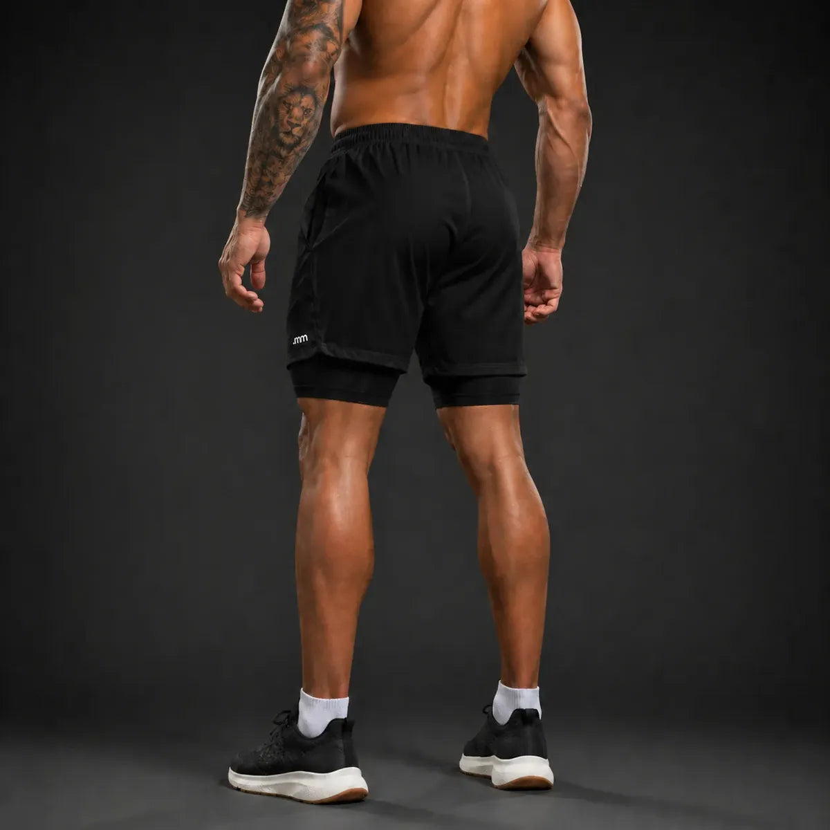 Kit 2x Short Academia 2 em 1