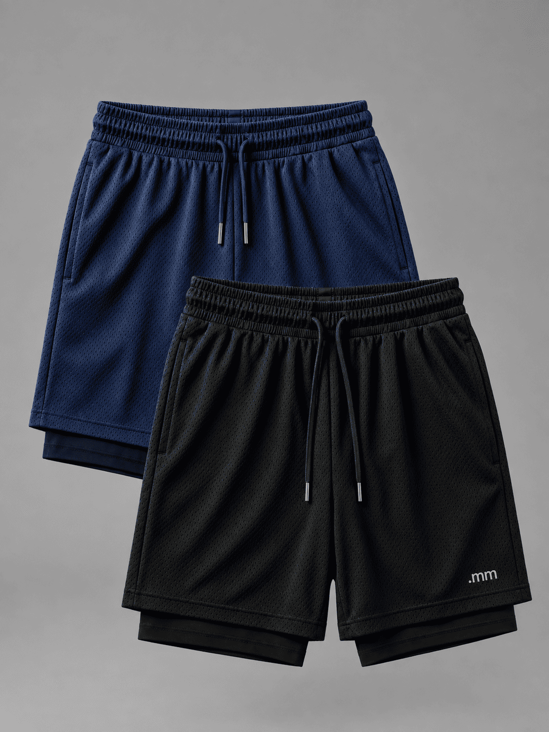 Kit 2x Short Academia 2 em 1